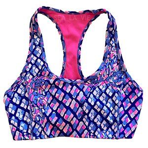 Lilly Pulitzer Luxletic Teegan Sports Bra in Toe In